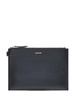 Lanvin Logo Printed Zipped Clutch Bag