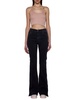 Amiri Logo Plaque Rib-Knit Cropped Top