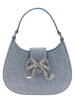 Self-Portrait Bow Embellished Top Handle Bag