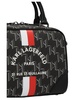 Karl Lagerfeld Rue St-Guillaume Monogram Small Bowling Bag