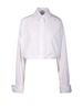 Sportmax Buttoned Long-Sleeved Cropped Shirt