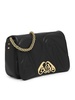 ALEXANDER MCQUEEN Chic Black Quilted Leather Mini Shoulder Bag with Gold-Tone Chain