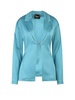 Blumarine Hook Detailed Satin Blazer