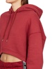 Alexander Wang Long Sleeved Drawstring Cropped Hoodie