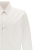 Givenchy Logo Engraved Metal Clip Poplin Shirt