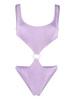 Reina Olga Augusta Crinkle Cut-Out Swimsuit