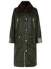 Barbour 'Ebberston' Green Waxed Cotton Parka