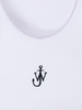 JW Anderson Logo Embroidered Ribbed Tank Top