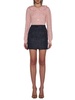 Alessandra Rich High Waist Tweed Mini Skirt