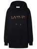 Lanvin Logo Detailed Drawstring Hoodie