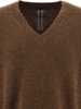 Rick Owens V-Neck Cropped Jumper