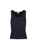 Loewe Logo Embroidered Ribbed Tank Top