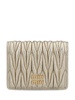 Miu Miu Logo Lettering Bi-Fold Wallet