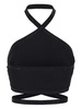 T By Alexander Wang Halter-Neck Logo-Detailed Top