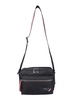 Bally Logo Patch Zip-Up Shoulder Bag