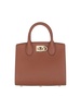 Ferragamo Gancini Plaque Tote  Bag