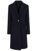 Pinko Single-Breasted Straight Hem Coat