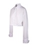 Sportmax Buttoned Long-Sleeved Cropped Shirt