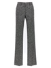 Alessandra Rich High Waisted Tweed Trousers