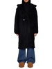 Apparis Hooded Shearling Coat