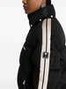 Detachable hooded down jacket