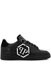 Hexagon leather sneakers