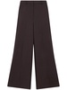 Stella McCartney Wool Trousers With Mid-Rise Waist And Flared Hem