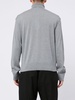 Grey high-neck wool sweater