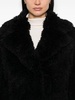 Black cropped Samara faux fur