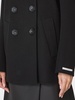 Double-Breasted Coat with Large Buttons