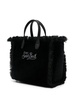 Vanity mini handbag in fur