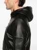 Reversible padded faux leather jacket