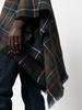 Tartan wrap cape