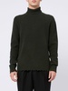 High-neck wool sweater