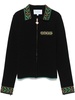 Wool Laurel cardigan with embroidery