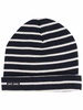 striped ribbed-knit wool beanie 