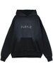 logo-embellishment hoodie