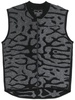 patterned-jacquard gilet