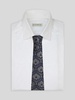 jacquard silk-blend tie