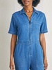 Linen Denim Jumpsuit - Bay Breeze Wash