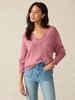 Driftwood Donegal Sweater - Berry Shake