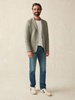 Inlet Knit Blazer - Olive Brush Melange