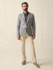 Inlet Knit Blazer - Medium Grey Melange