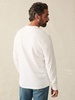 Sunwashed Slub Crew - White