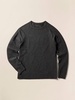 Long-Sleeve Cloud Waffle Crew - Charcoal Heather