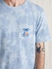 Sunwashed Graphic Tee - Blue Waves Wash