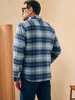 High Pile Fleece Lined Wool CPO - Mountain Mist Plaid