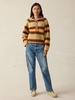 Fireside Fleece Popover - Bonfire Stripe