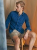 Sunwashed Knit Shirt - Medium Indigo Wash