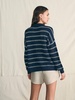 Miramar Linen Polo - Navy Mystic Stripe